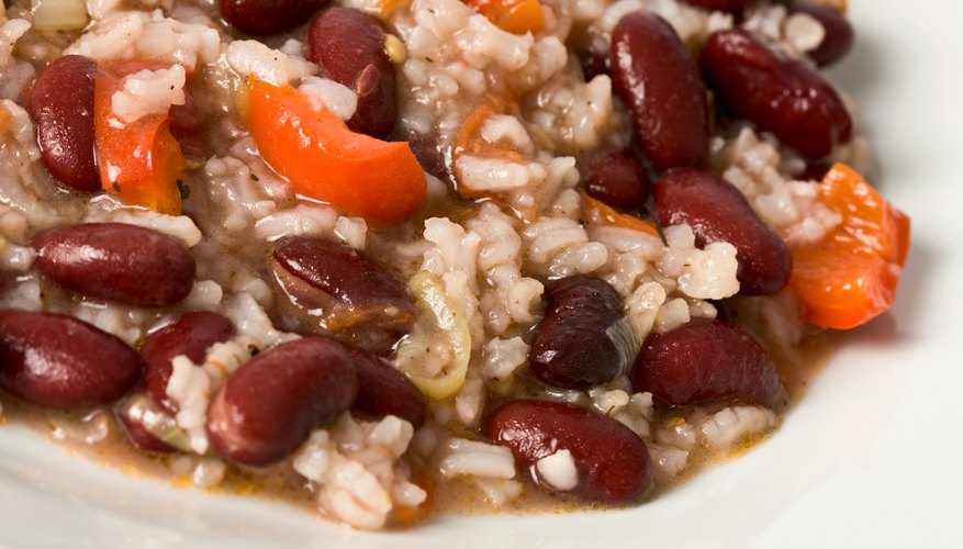Beans and rice. Beans and rice.