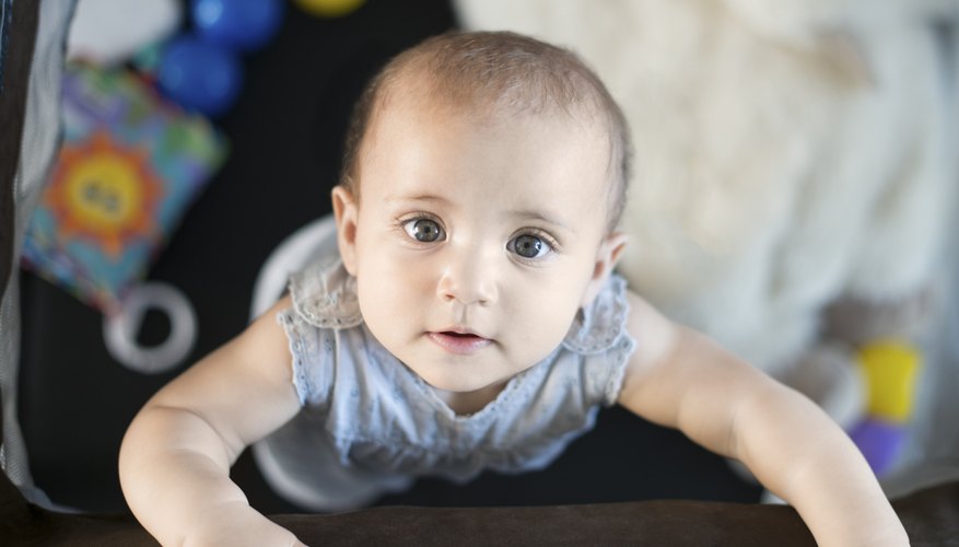 A playpen folds compactly, making it convenient to take along with you. A playpen folds compactly, making it convenient to take along with you.