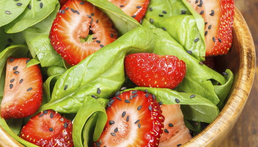 Vitamin K can be found in foods like spinach and kale. Vitamin K can be found in foods like spinach and kale.