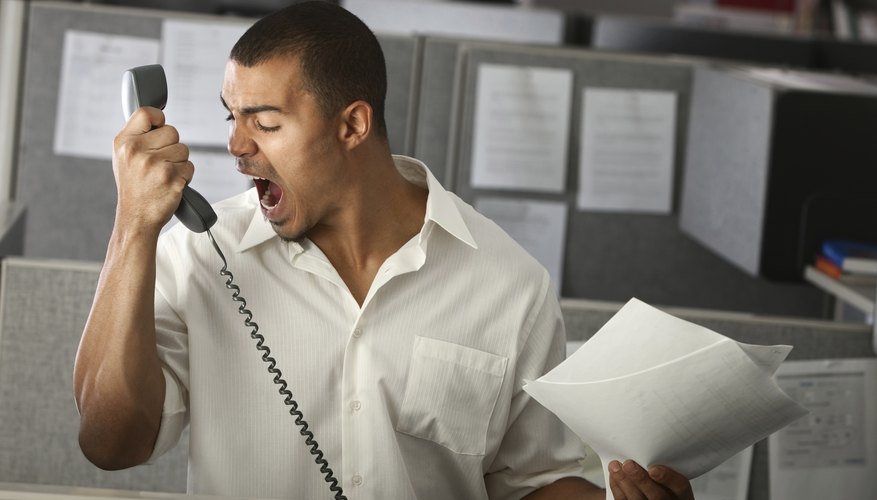 Angry Office Worker