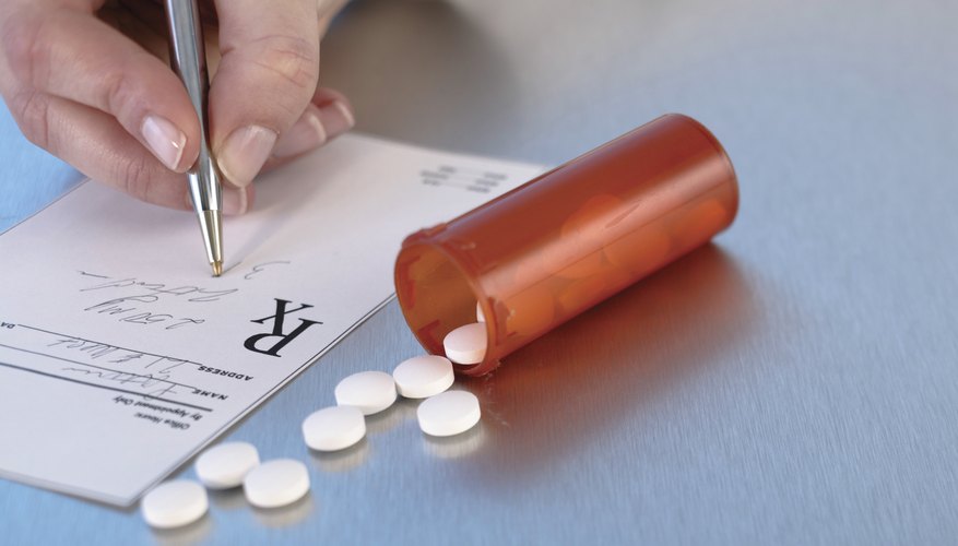prescription and bottle prescription and bottle
