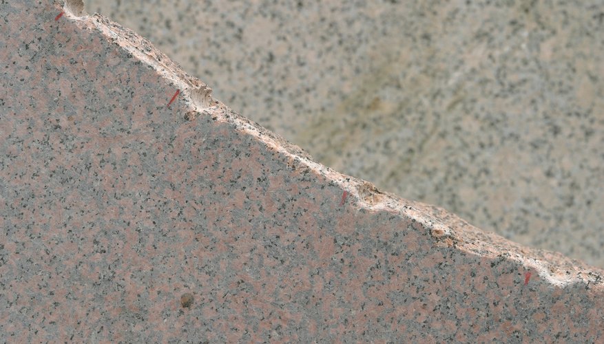 how to repair broken granite