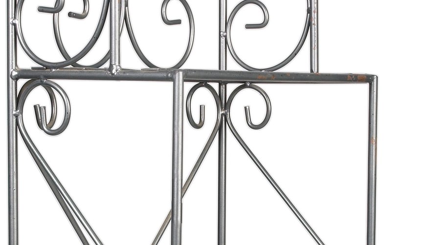 Photo Credit: Hemera Technologies/PhotoObjects.net/Getty Images Angle irons appear in everything from baker's racks to manufacturing machinery.
