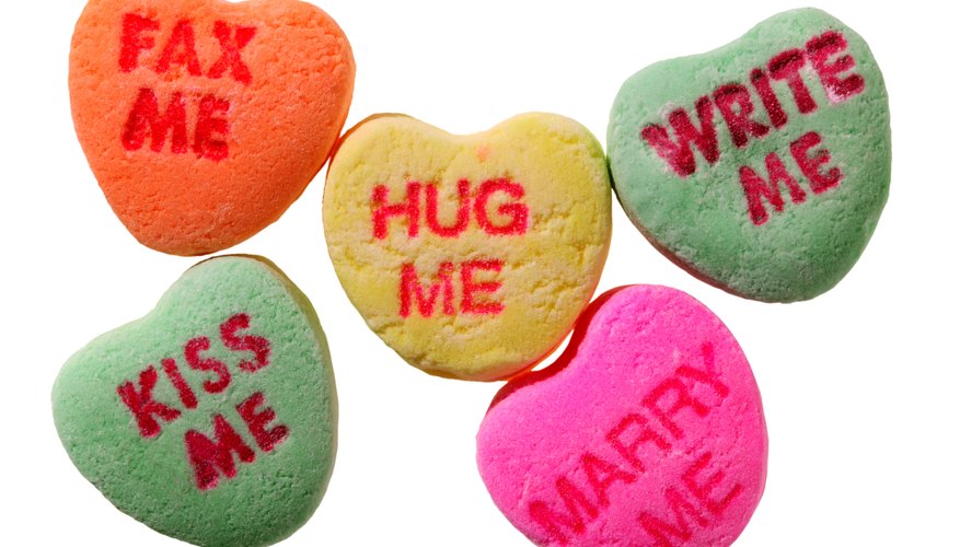 Las formas de corazón lucen lindas en la decoración.