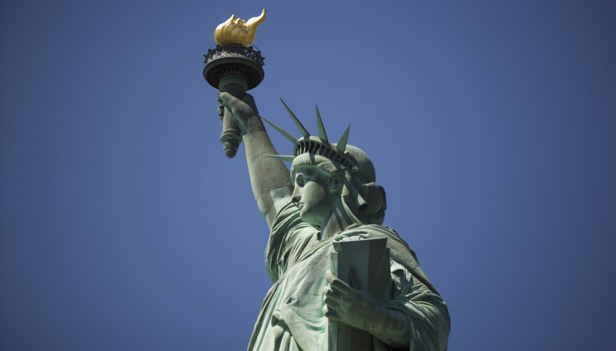 The Statue of Liberty. The Statue of Liberty.