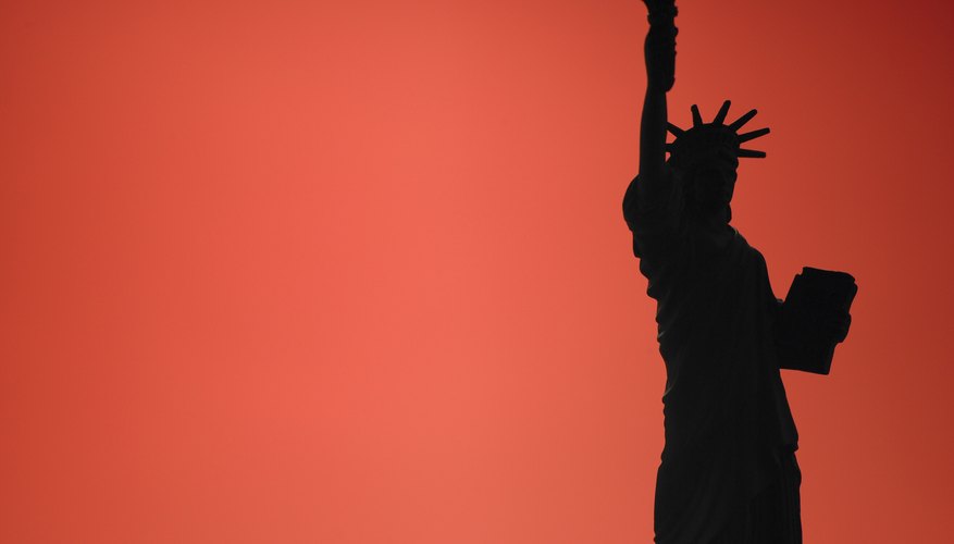 La Estatua de la Libertad es el ícono por excelencia de los Estados Unidos.