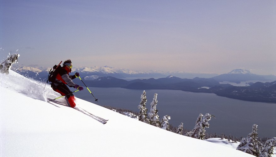 Photo Credit: Comstock Images/Stockbyte/Getty Images Skiing comes with a view at Eaglecrest in Juneau.
