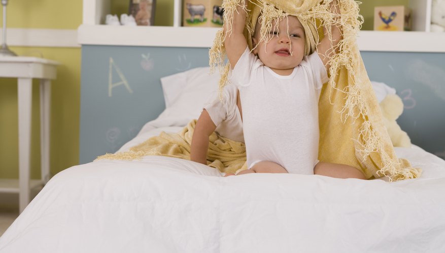 Toddler in their bed Toddler in their bed