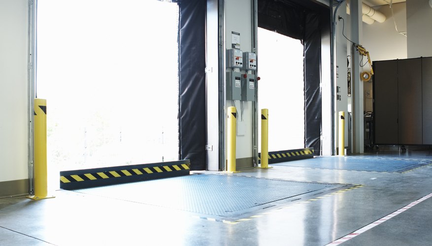 Empty loading bay