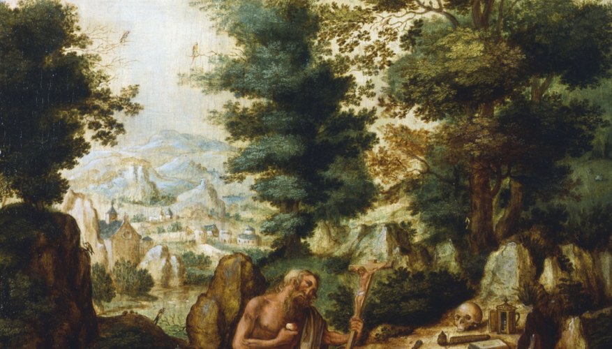 Las antiguas pinturas al óleo son delicadas.