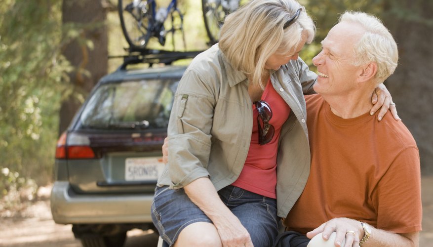 Couple enjoying the outdoors