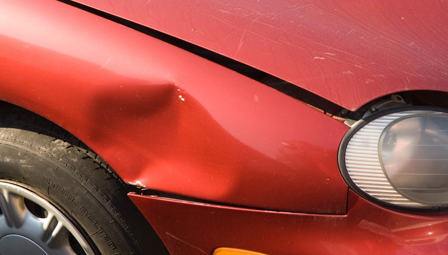 Denting someone else's car may not necessarily cause your insurance rates to go up.