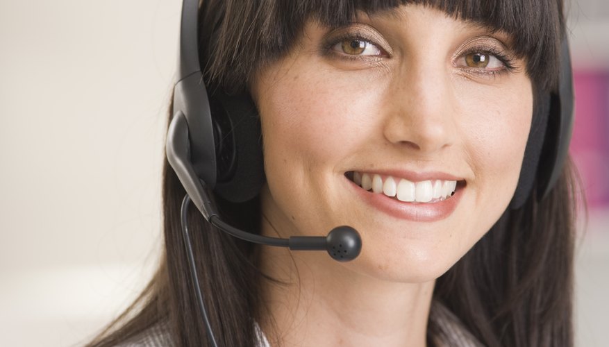 Photo Credit: Jupiterimages/Polka Dot/Getty Images Customer service rep