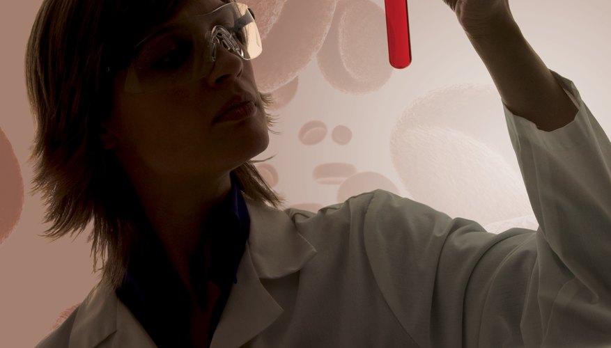 Examining blood results Examining blood results