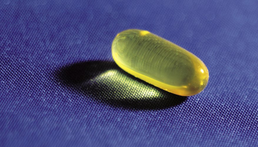 Gel capsule. Gel capsule.