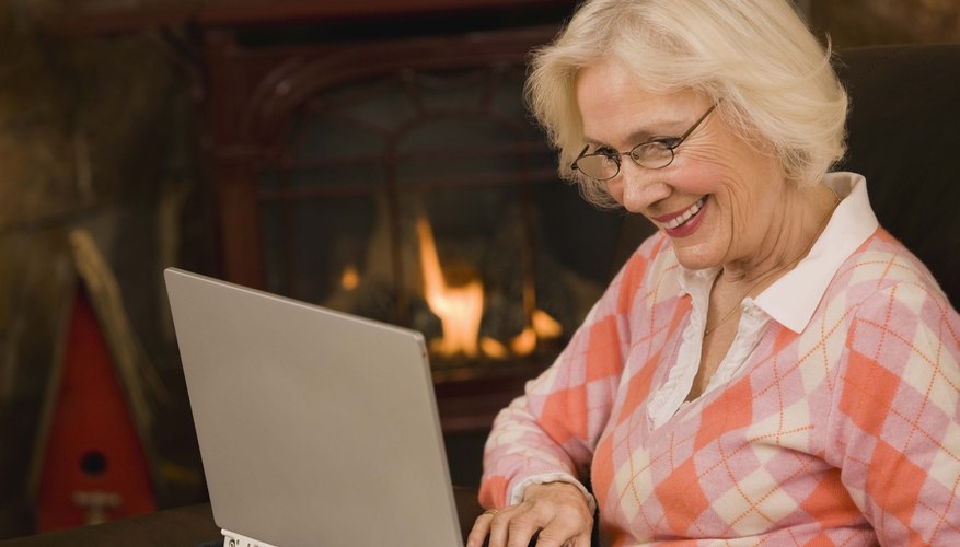 Woman with a laptop computer