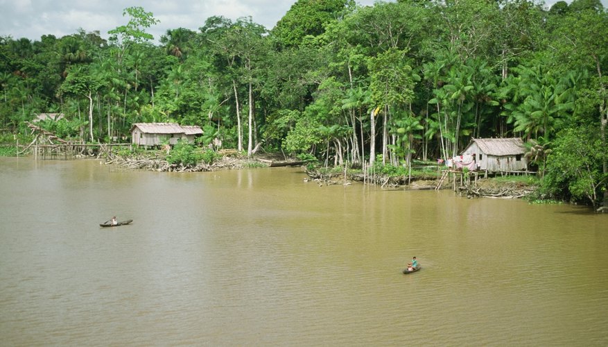 Photo Credit: Medioimages/Photodisc/Photodisc/Getty Images Amazon village