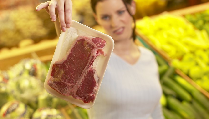 Photo Credit: Hemera Technologies/AbleStock.com/Getty Images Eating meat places you higher up the food chain.