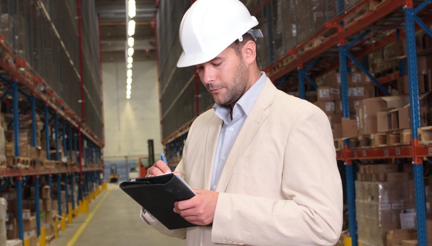 worker counting stocks