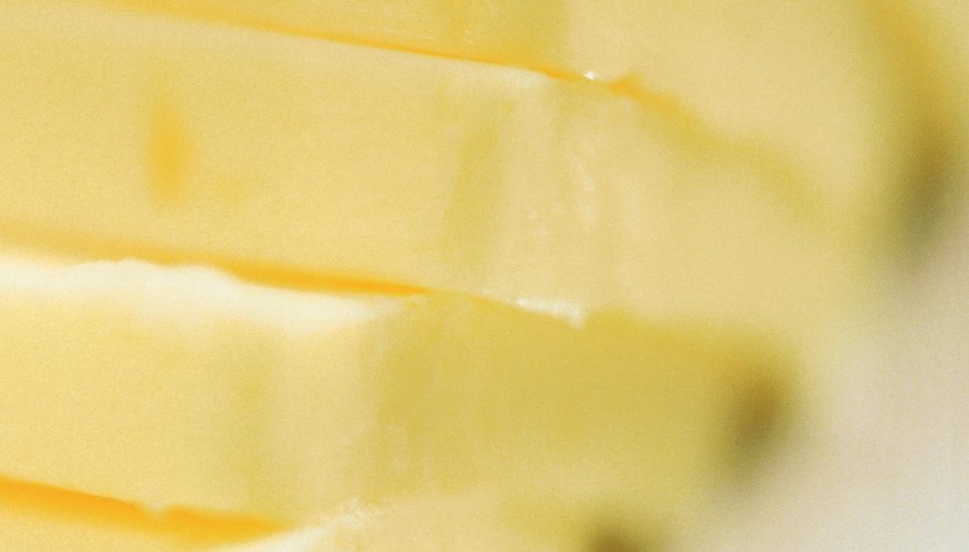 Butter softens and lifts different dye stains. Butter softens and lifts different dye stains.