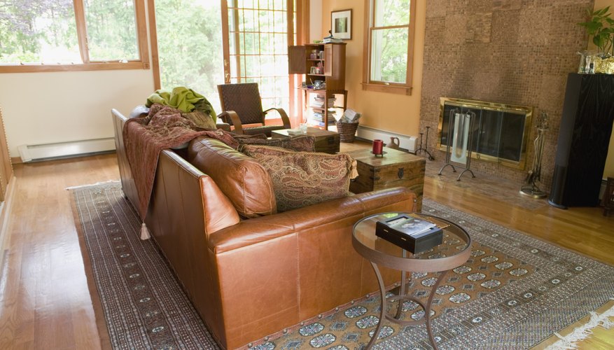 The interior of a living room. The interior of a living room.