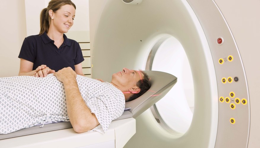 Man getting MRI Man getting MRI