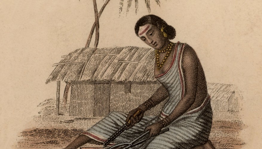 Haz una choza india usando materiales de artesanía básicos.