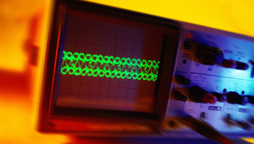 Photo Credit: Stockbyte/Stockbyte/Getty Images An oscilloscope can be used to measured mixed AC and DC electrical signals.