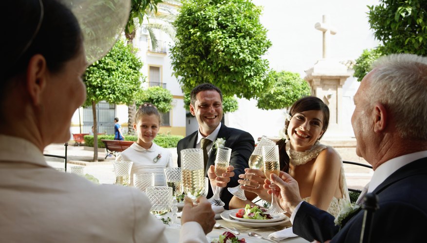 Photo Credit: Maria Teijeiro/Digital Vision/Getty Images Weddings are a commonly catered event.