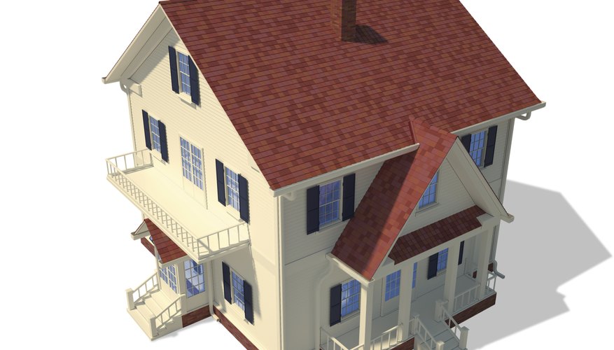 Photo Credit: Anadmist/iStock/Getty Images 3D model of a home.