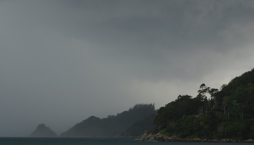 Photo Credit: Photos.com/Photos.com/Getty Images Rain and humidity are typical in equatorial climates.