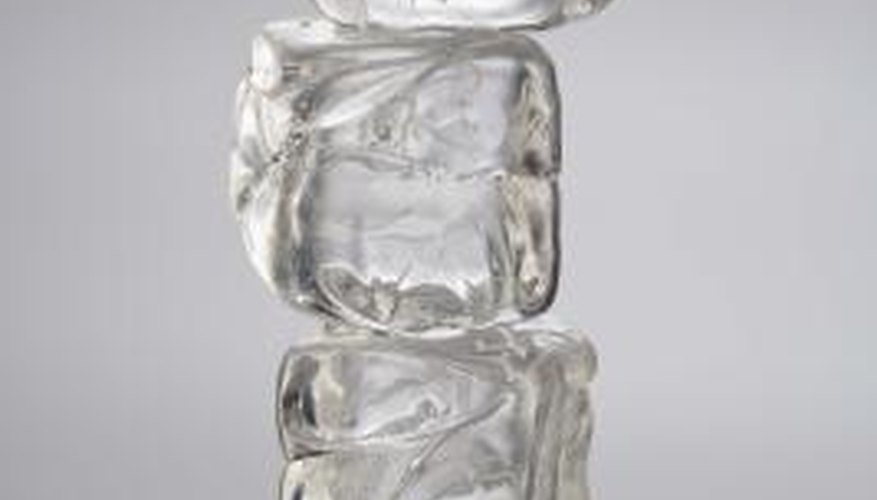Photo Credit: Jupiterimages/Comstock/Getty Images Many items have been used to keep ice from melting.