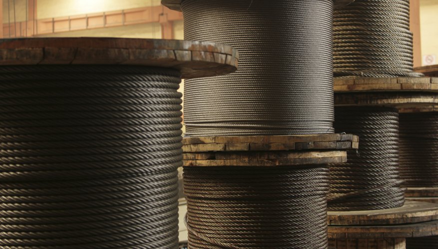 Photo Credit: SafakOguz/iStock/Getty Images Each kind of wire rope has a specific set of properties for absorbing shock.