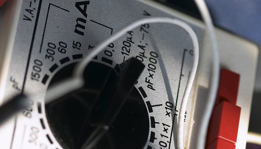 Photo Credit: Gennady Kravetsky/Hemera/Getty Images A multimeter can measure ohms.