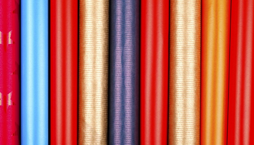 This image shows rolls of colorful paper. This image shows rolls of colorful paper.