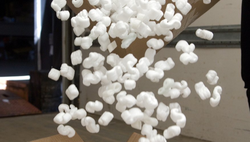 Photo Credit: Jupiterimages/Photos.com/Getty Images Styrofoam is dissolved by nonpolar solvents such as turpentine.