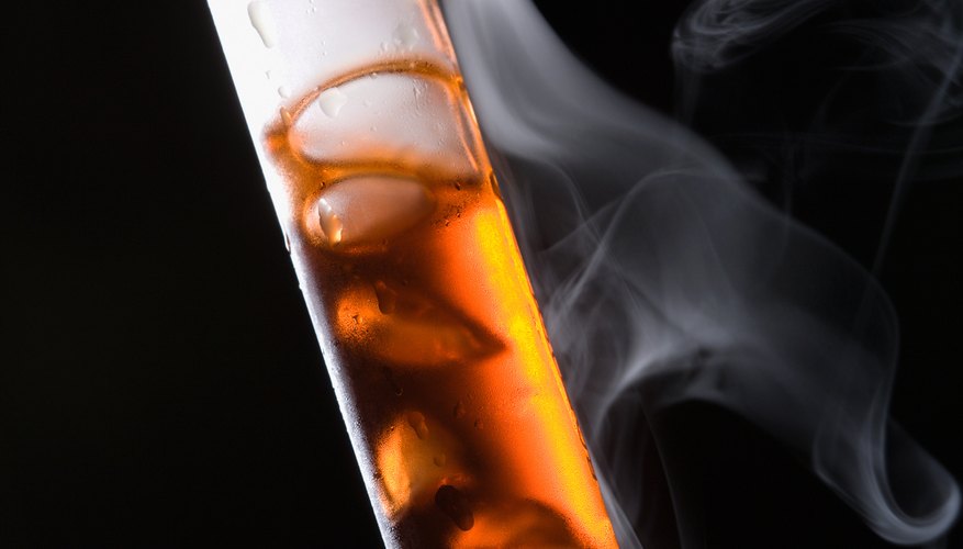 Photo Credit: Jupiterimages/Photos.com/Getty Images Heat measures the total energy possessed by a solution's molecules.