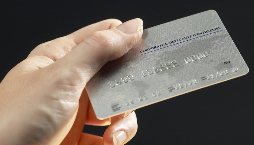 tarjeta de credito lado frontal