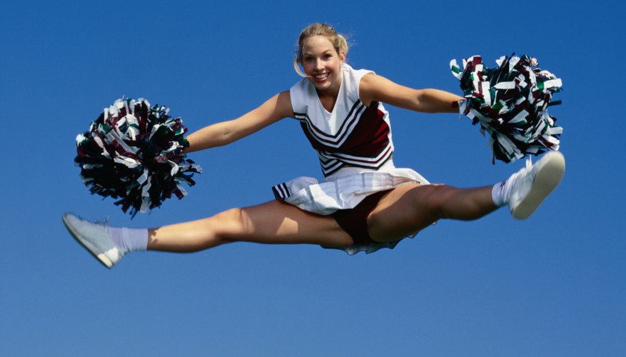 Photo Credit: Ryan McVay/Photodisc/Getty Images Many facets of cheerleading can be shaped into a science fair project.