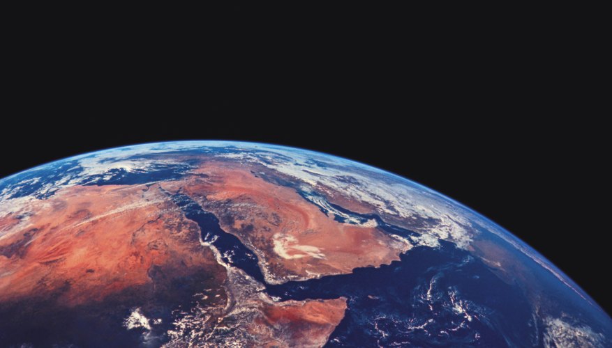 Photo Credit: Stockbyte/Stockbyte/Getty Images The Earth's inner core is made of solid metal.