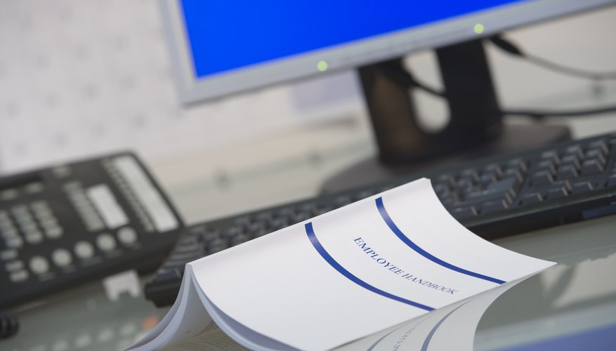 Photo Credit: Comstock Images/Comstock/Getty Images employee handbook