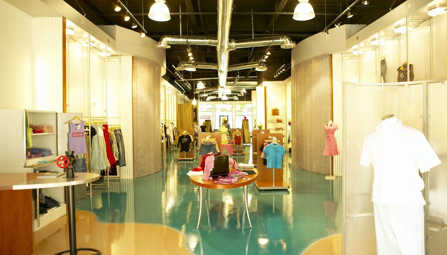 Una boutique de ropa puede tener un amplio rango de ingresos.