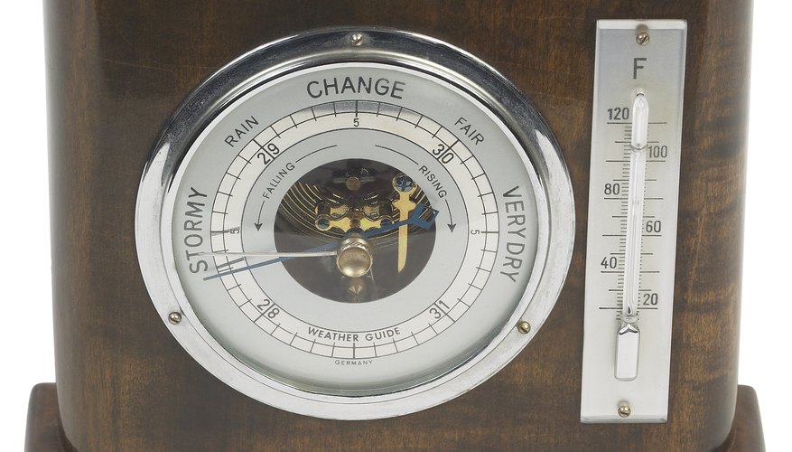 Photo Credit: Hemera Technologies/PhotoObjects.net/Getty Images Pressure changes are proportional to temperature changes.