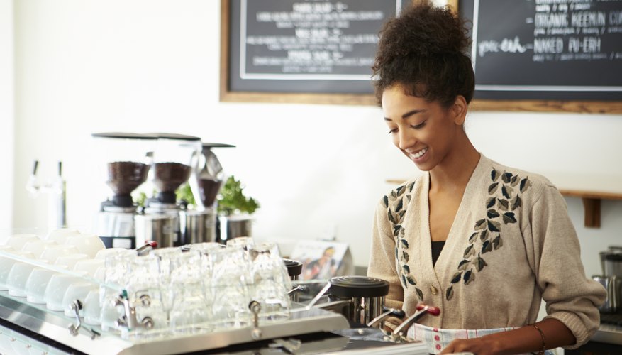 Female Owner Of Coffee Shop
