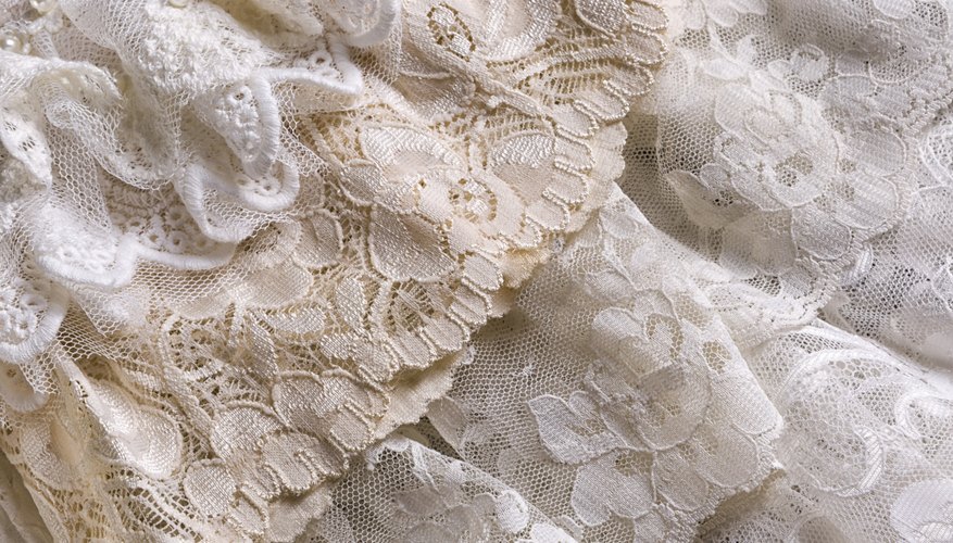 Vintage lace fabrics