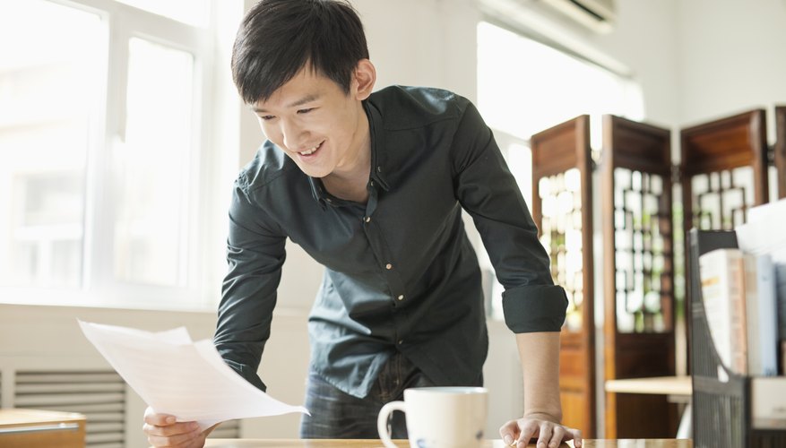 Young Man Working in Creative Office