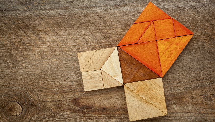 Photo Credit: marekuliasz/iStock/Getty Images A square's diagonal measurement is the same as the hypotenuse of its right triangles.
