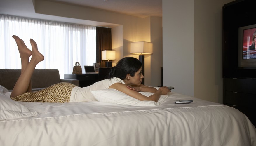 Debit cards can often be used to pay for a hotel room.