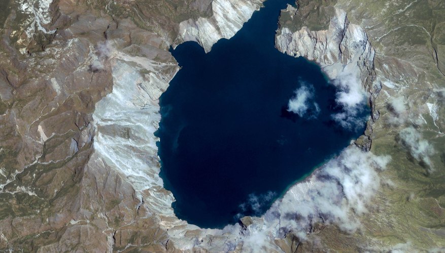 Photo Credit: Getty Images/Getty Images News/Getty Images Aerial view of Mount Pinatubo, 2001