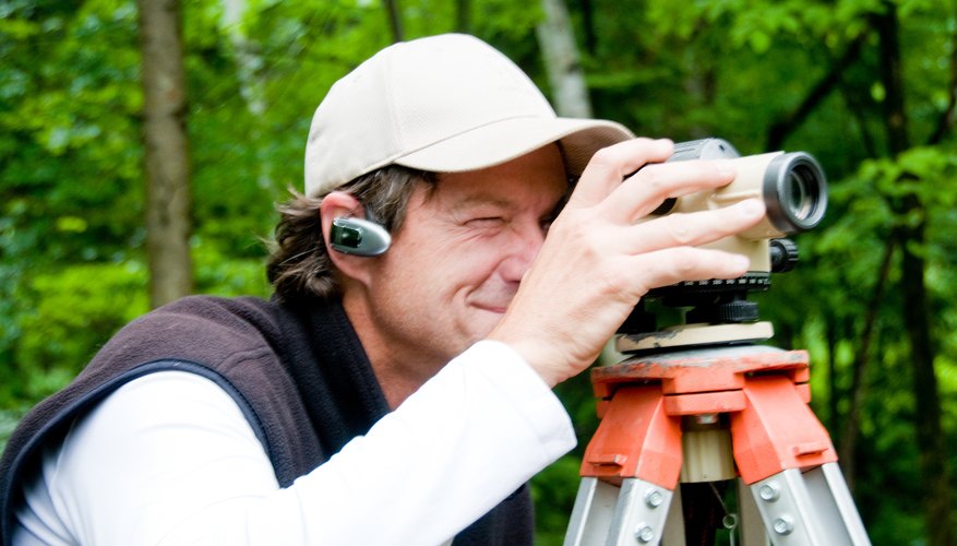 Surveyors commonly use theodolites on construction projects. Surveyors commonly use theodolites on construction projects.